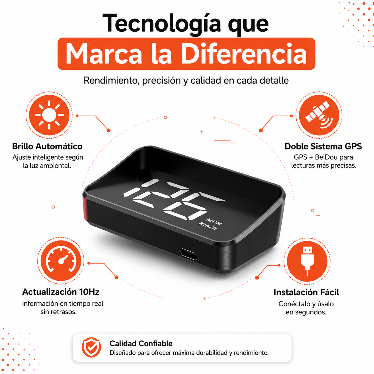 Velocímetro Proyector Carro