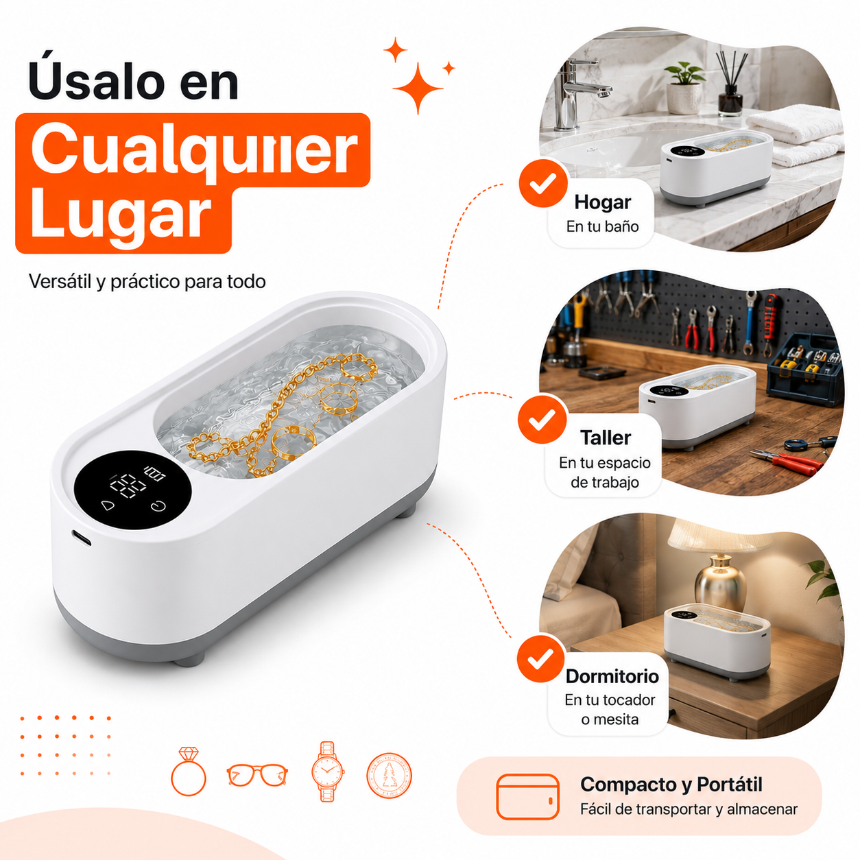 Clearzy® | Limpiador de Gafas y Joyas