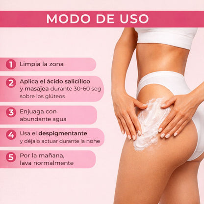 Kit Gluttea® | Sin manchas ni granitos en 4 semanas